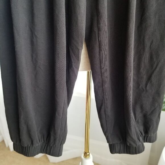 Theory gaucho parachute crop pants black size small petite - Picture 6 of 12